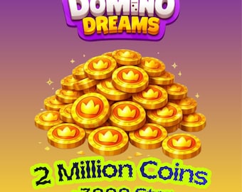Domino Dreams 2.000.000 Münzen Boost + 3000 Sterne | Preiswert | Schnelle Lieferung | Vertrauensvoll