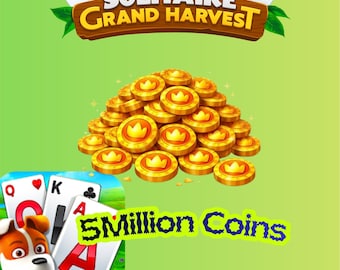 Solitaire Grand Harvest 5Million Coin Boost | Cheap | Fast Delivery | Trusted