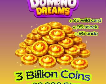 Domino Dreams 3 Billion Coins Boost + 20.000 Stars | Cheap | Fast Delivery | Trusted