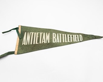 Vintage Antietam Battlefield Maryland Souvenir Felt Pennant