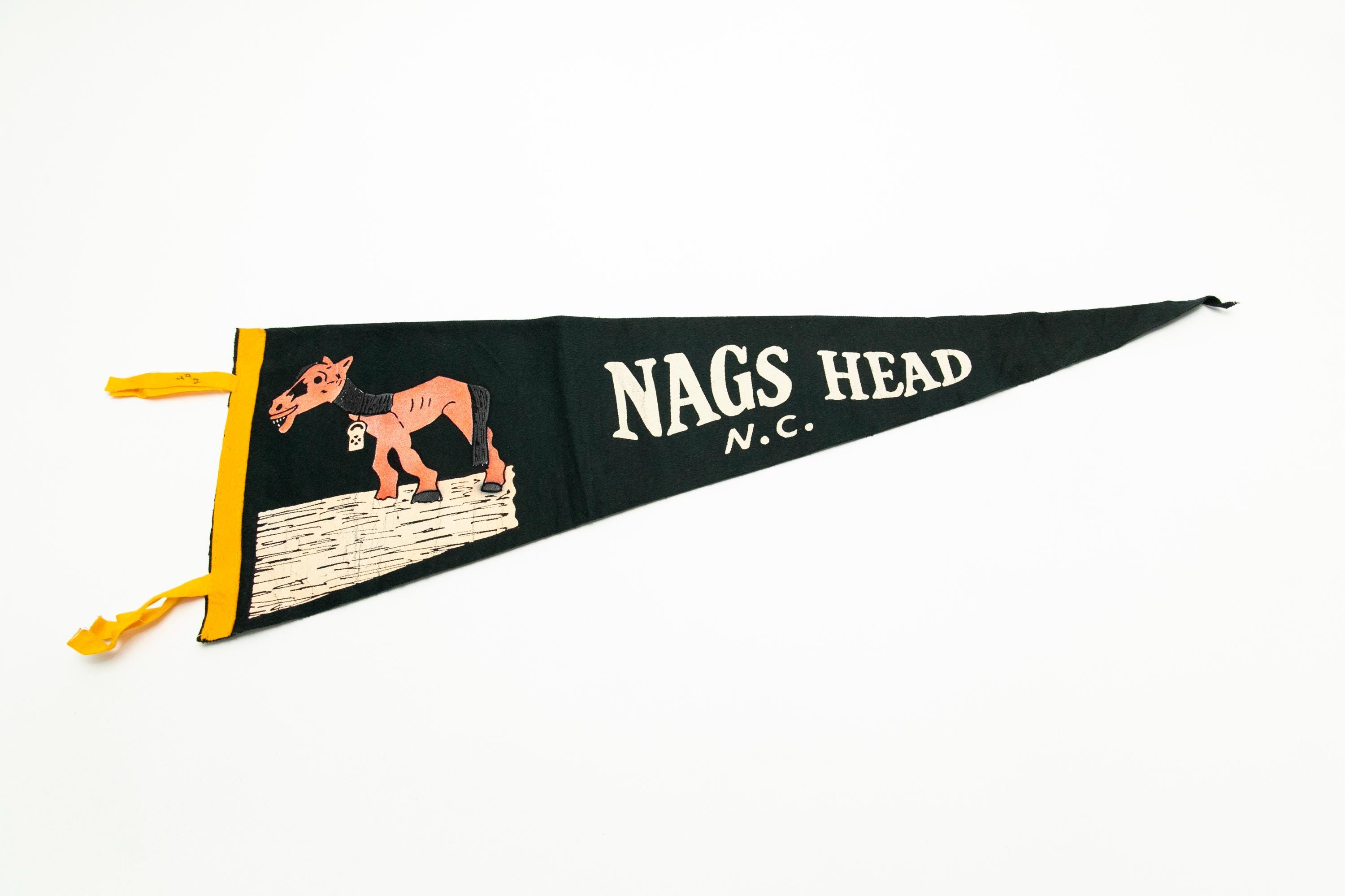 Vintage Nags Head North Carolina Souvenir Felt Pennant - Etsy