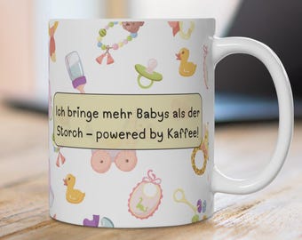 Midwife Gift Mug: Funny Doula Coffee Cup - Birthing Humor