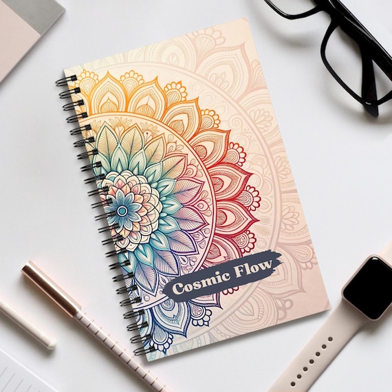 Mandala Journal Notizbuch Achtsamkeit Meditation Geschenkidee Boho Stil Tagebuch Inspiration Sketchbook Spiritual Notebook