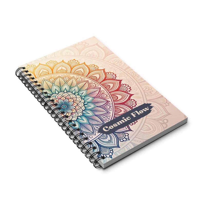 Mandala Journal Notizbuch Achtsamkeit Meditation Geschenkidee Boho Stil Tagebuch Inspiration Sketchbook Spiritual Notebook image 4