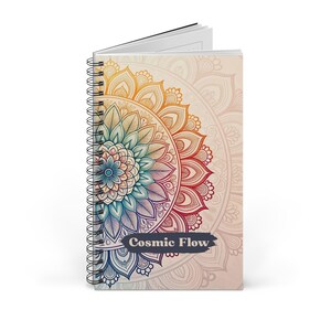 Mandala Journal Notizbuch Achtsamkeit Meditation Geschenkidee Boho Stil Tagebuch Inspiration Sketchbook Spiritual Notebook image 3