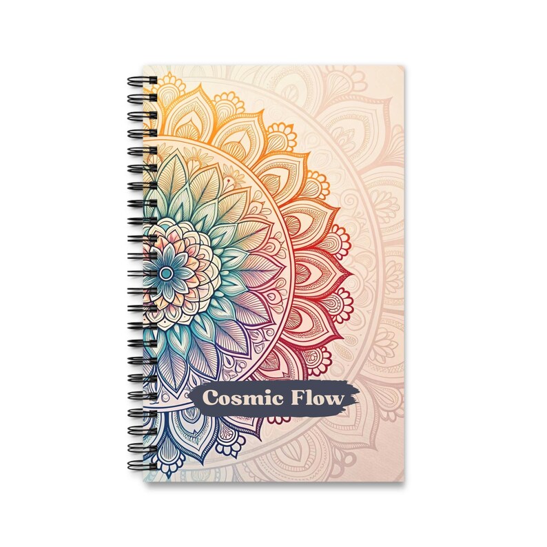Mandala Journal Notizbuch Achtsamkeit Meditation Geschenkidee Boho Stil Tagebuch Inspiration Sketchbook Spiritual Notebook image 2