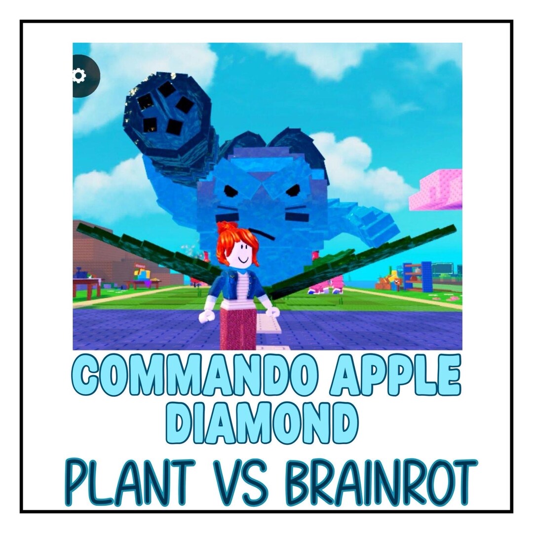 Commando Apple Diamond 3.8M Dps - Plant Vs Brainrots ( Fast Delivery ...