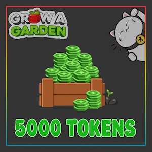 5000 tokens | 5k tokens - Grow A Garden (snelle levering)