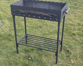 Mangal Grill, 3 mm. 5 spiesjes als cadeau.