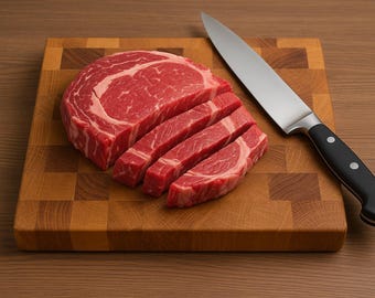 Oak cutting board, cutting boards, kitchen board, large wooden board 4 cm thick