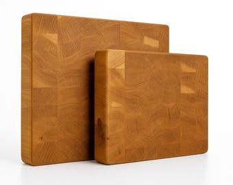 Schneidbrett aus Eiche, Küchenbrett, Hackbret Schneidebretter, Groß Holzbrett 3cm