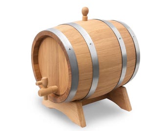 Eichenfass Holzfass aus Eiche –Weinfass, Whiskyfass 5L, 10L, 20L