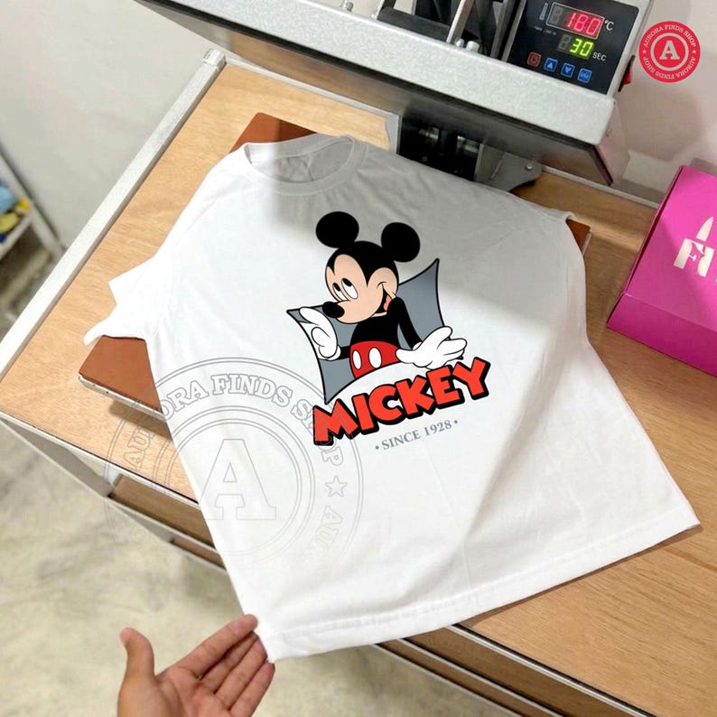 Mickey Mouse Since 1928 PNG, Vintage Mickey Mouse PNG, Disneyland Trip Shirt Design, Retro Classic Mickey Mouse Sublimation PNG File image 7