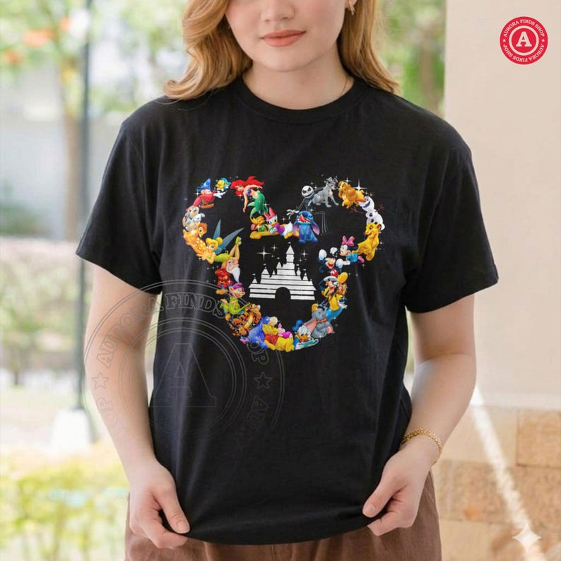 Tête de Mickey Mouse magique PNG, château des oreilles de Mickey PNG, conception de chemise de vacances monde magique, personnage du royaume magique, fichier numérique pour chemise image 2