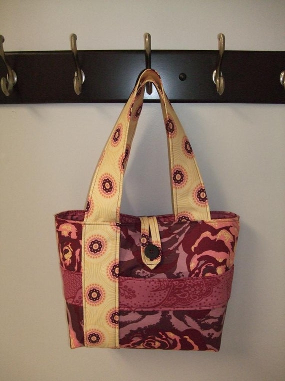 Items similar to Signature Purse in Maroon on Etsy