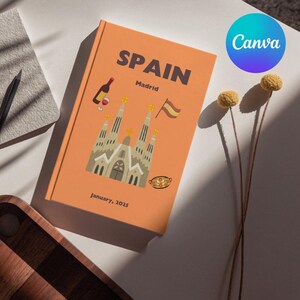 Sri lanka Travel Photo Book Template, Printable Travel Diary, Decorative Travel Book, Canva Travel Ebook Template, Coffee Table Book