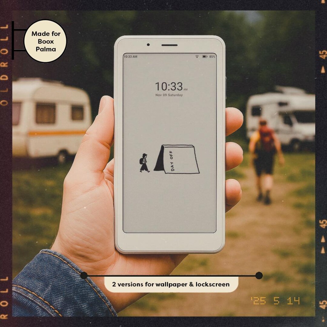 Boox Palma Wallpaper & Lockscreen Set | Day off Cozy Minimalist