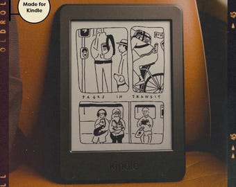 Kindle Screensaver & Lockscreen | Pages in Transit | Digital Download