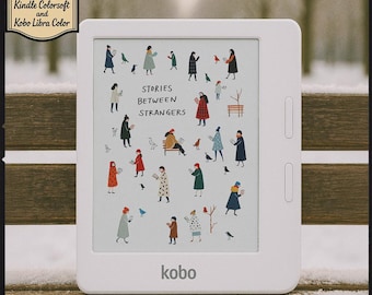 Winter Park Ereader Screensaver: Whimsical Reader Art (Digital Download)