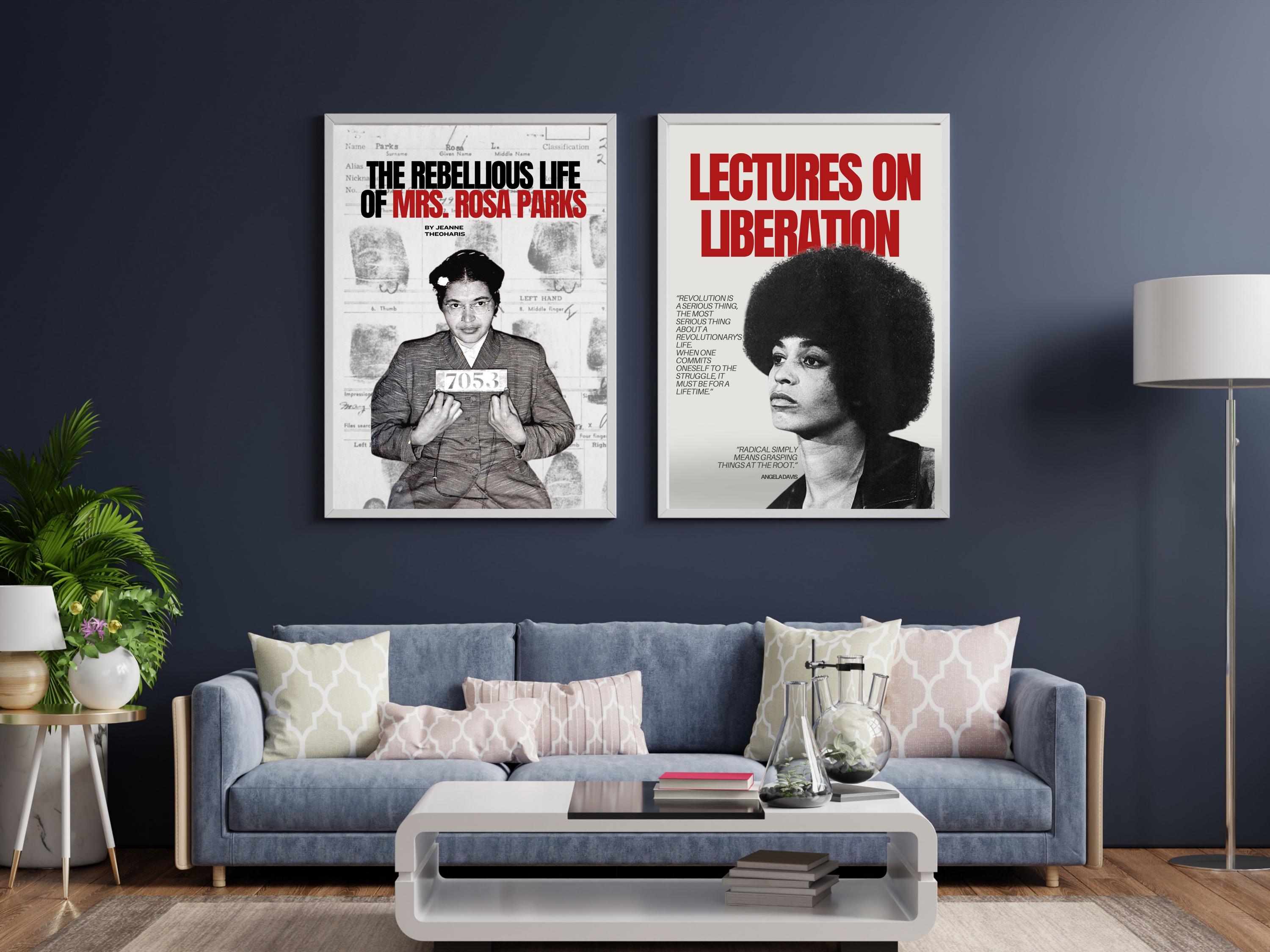 Rosa Parks Civil Rights Poster – Black History Wall Art Digital ...