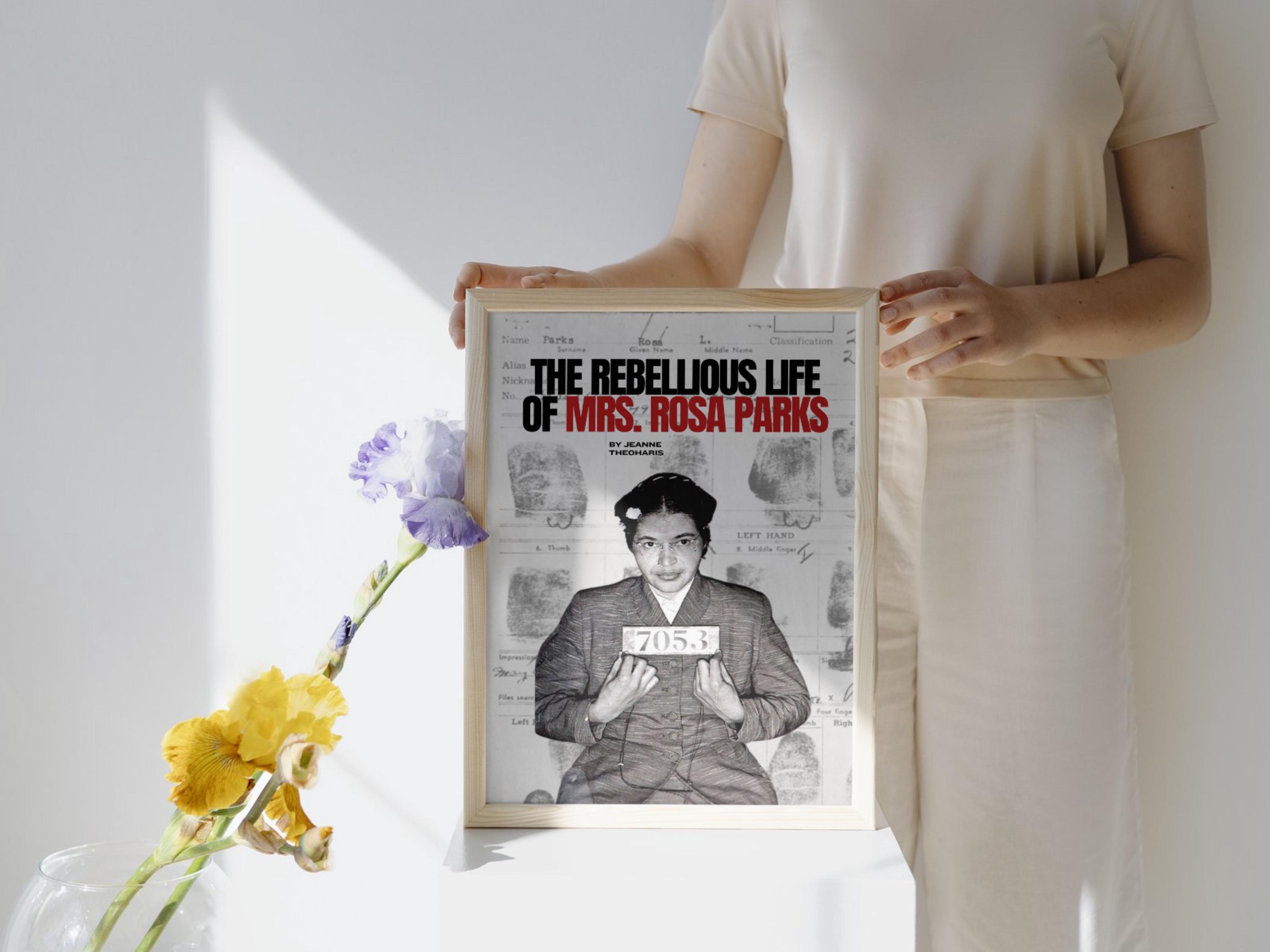 Rosa Parks Civil Rights Poster – Black History Wall Art Digital ...