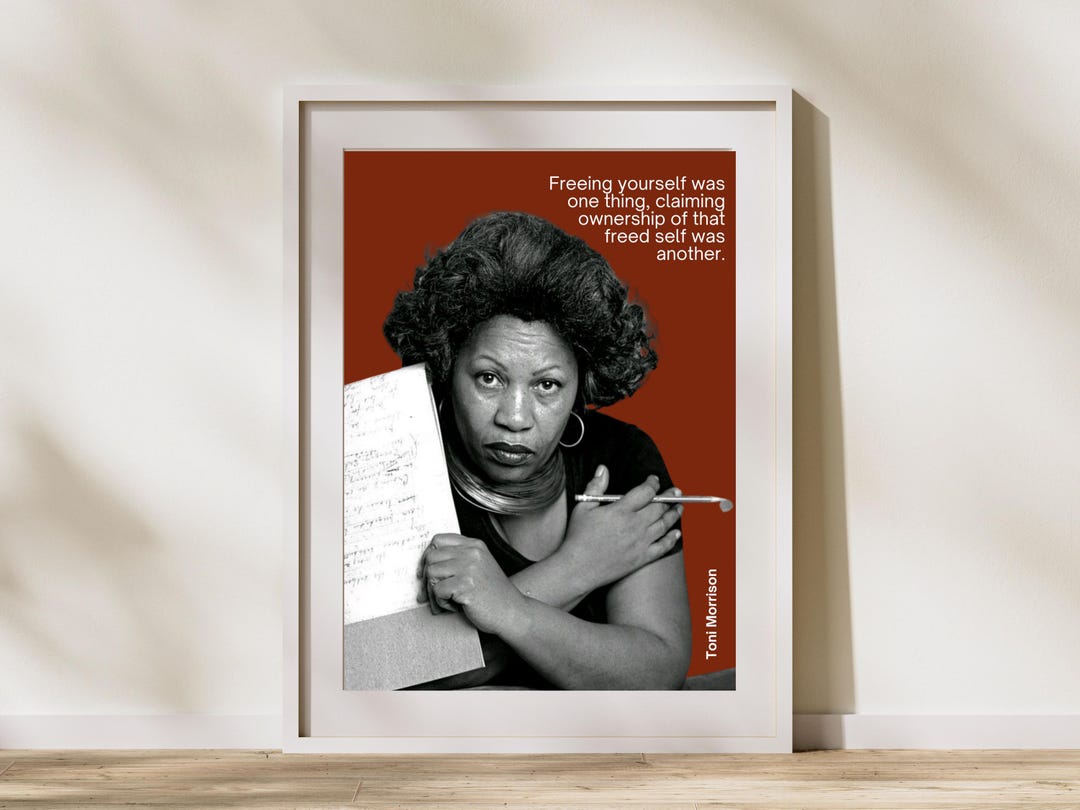 Toni Morrison Healing Quote Poster: Black Feminist Literary Art ...