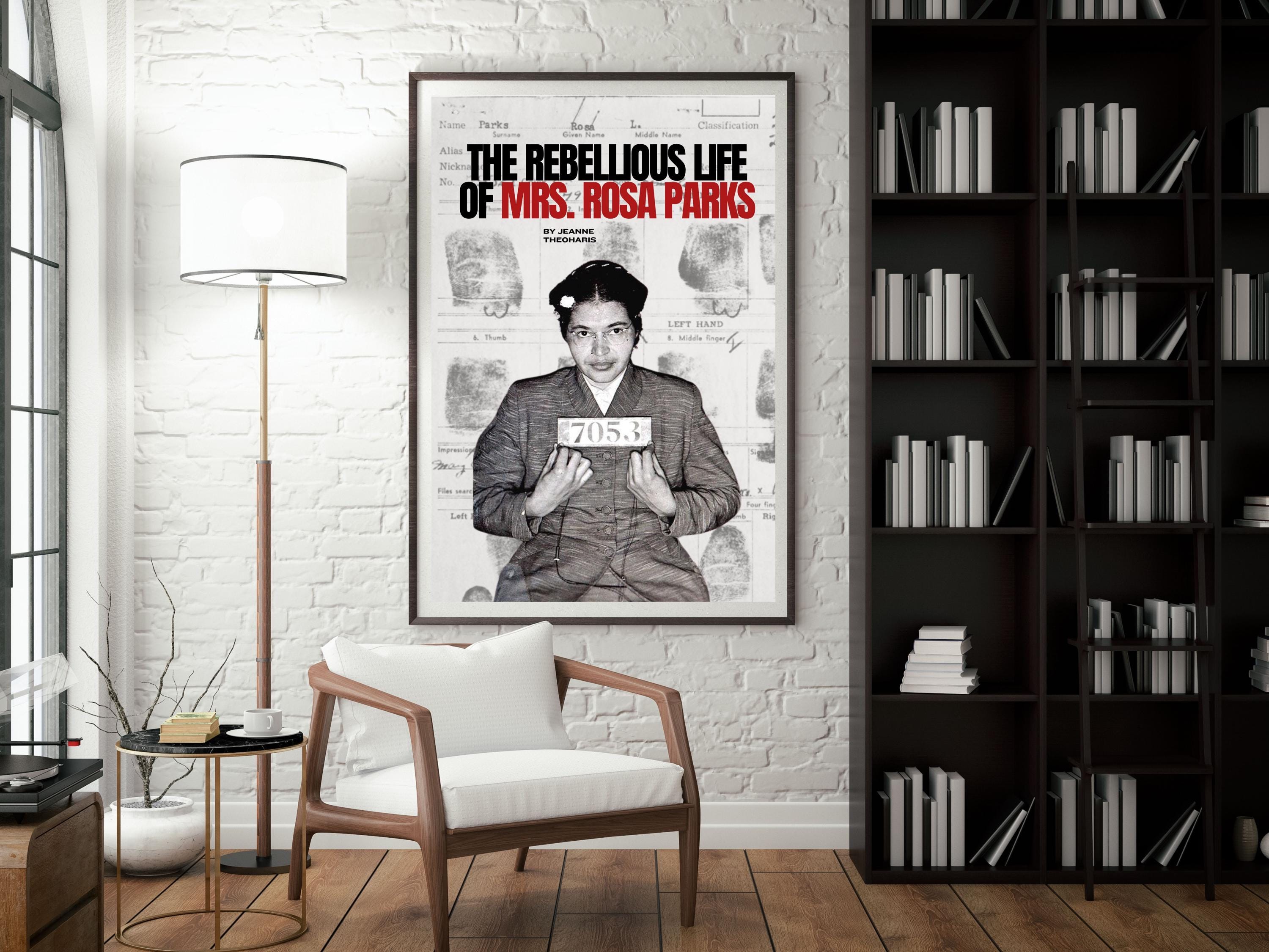 Rosa Parks Civil Rights Poster – Black History Wall Art Digital ...