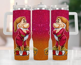 Grumpy Dwarf Becher 40 Unzen, Grumpy Kaffeebecher Thermobecher, Grumpy Henkelbecher 112 ml