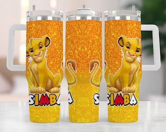 Simba Tumbler 40oz, Simba Lion King Kaffeebecher Thermobecher, Simba Handle Cup 40oz