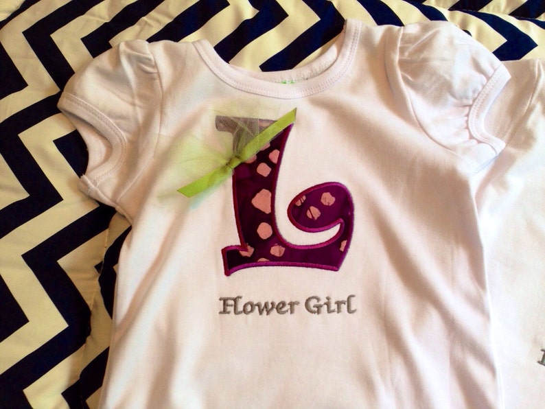 Flower Girl and Ring Bearer Shirts Etsy