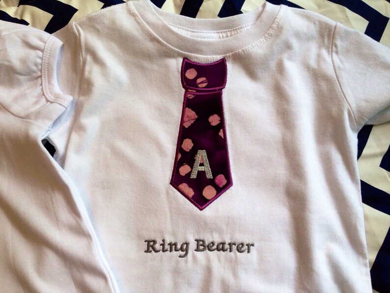 Flower Girl and Ring Bearer Shirts Etsy