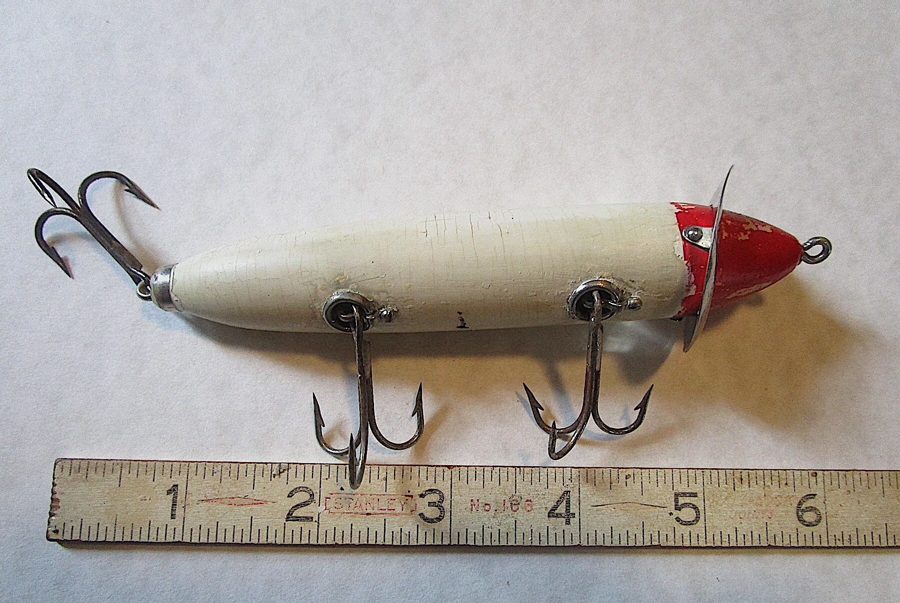 LR58 Vintage Heddon 200 Surface, R/W. A Real Classic Old Wooden