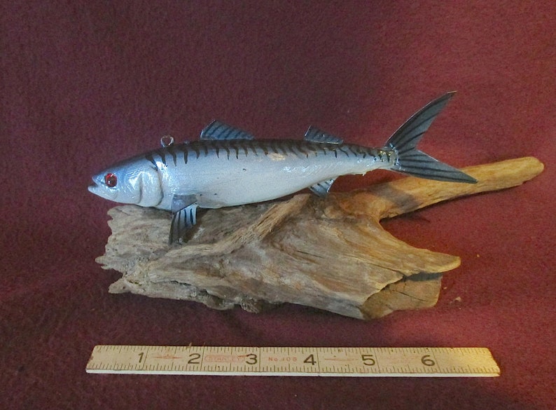 WAS 50 MACKEREL! James Stangland Saltwater Fish decoyCarving SALE
