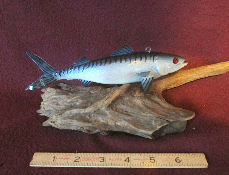 WAS 50 MACKEREL! James Stangland Saltwater Fish decoyCarving SALE
