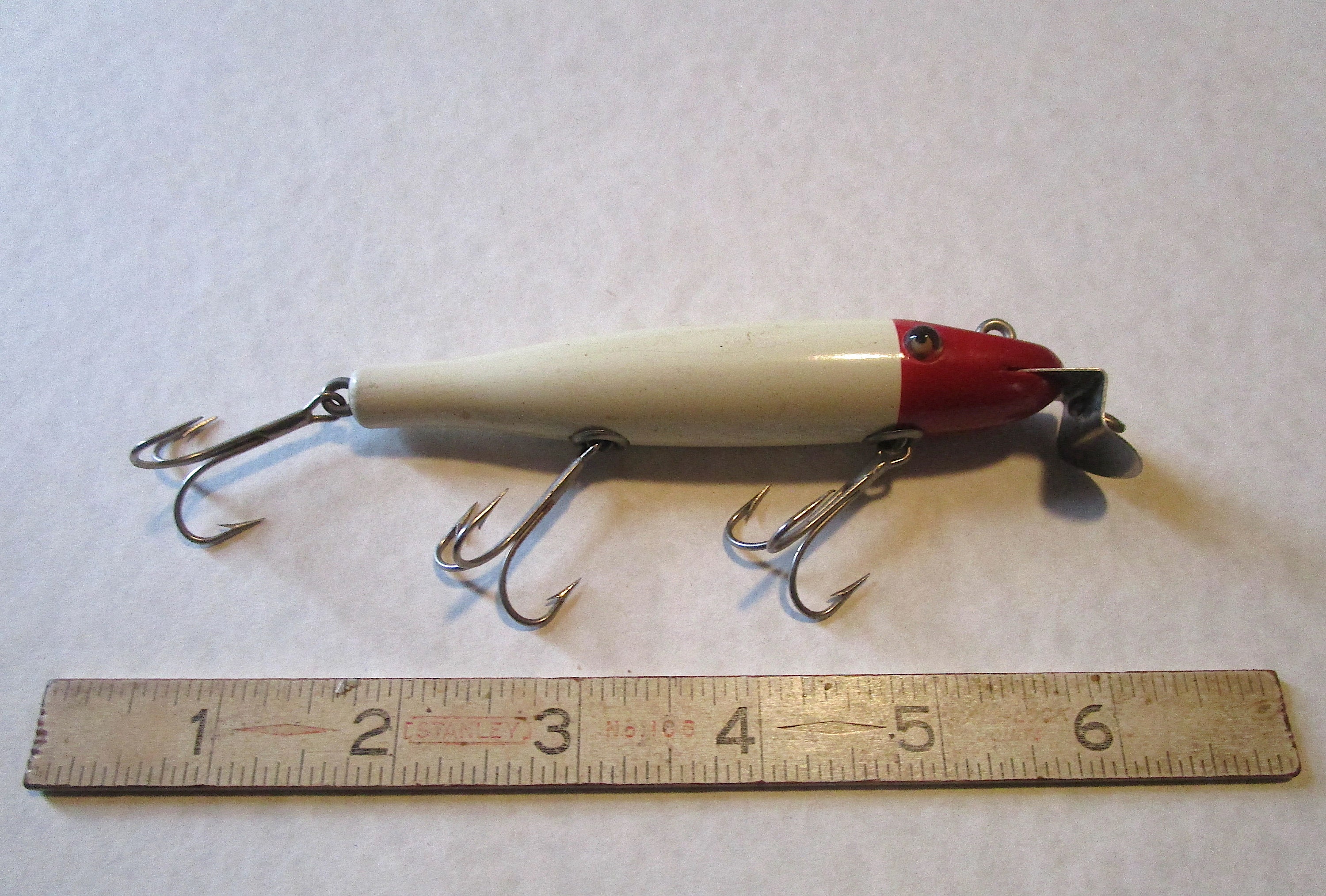 BR28 Old Glass Eyed Creek Chub 700 Pikie Minnow Vintage Fishing Tackle Lure  VERY Early Model A Shouter 