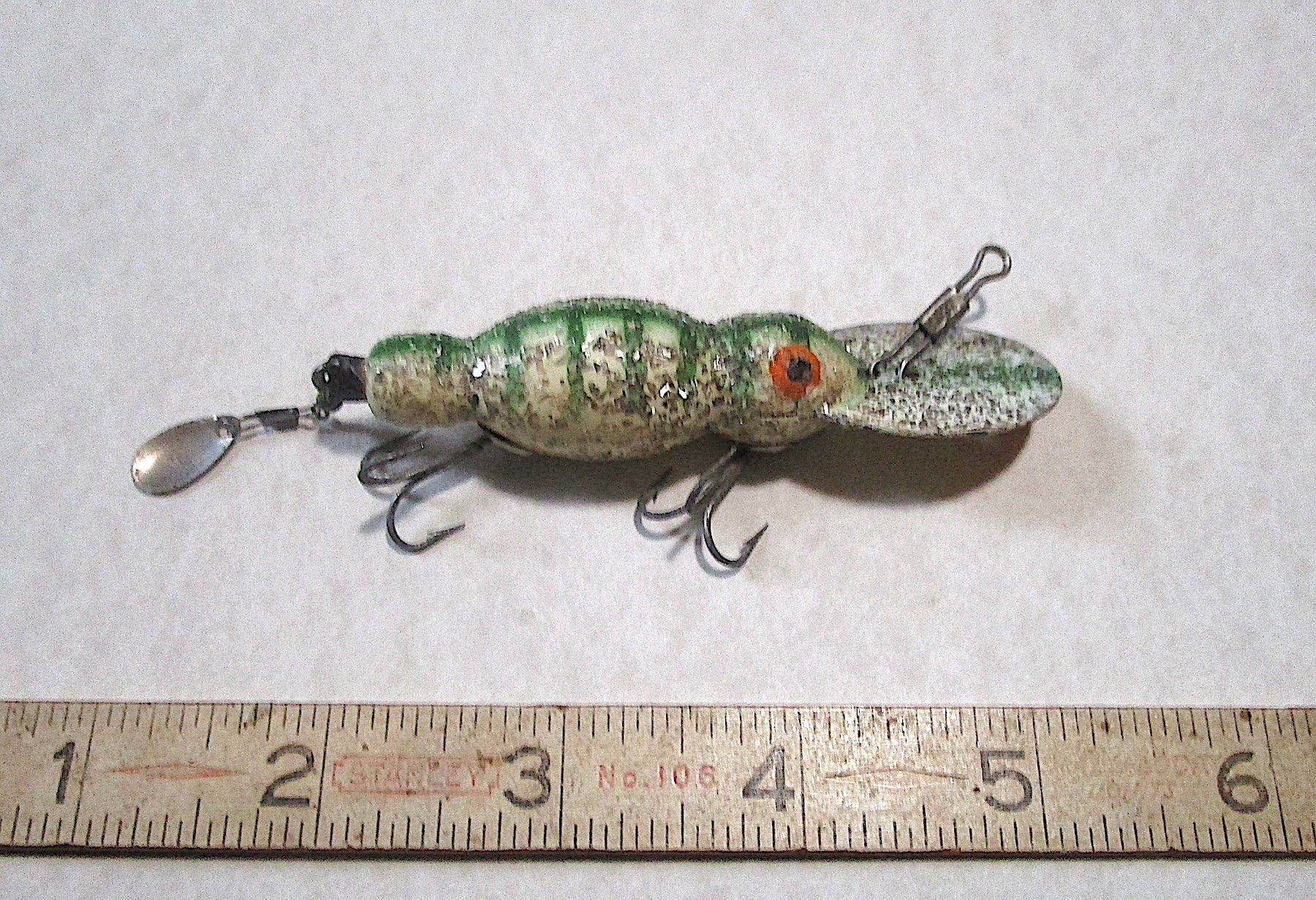 BR161 Old Vintage Bomber Bait Co. texas water Dog Fishing Lure