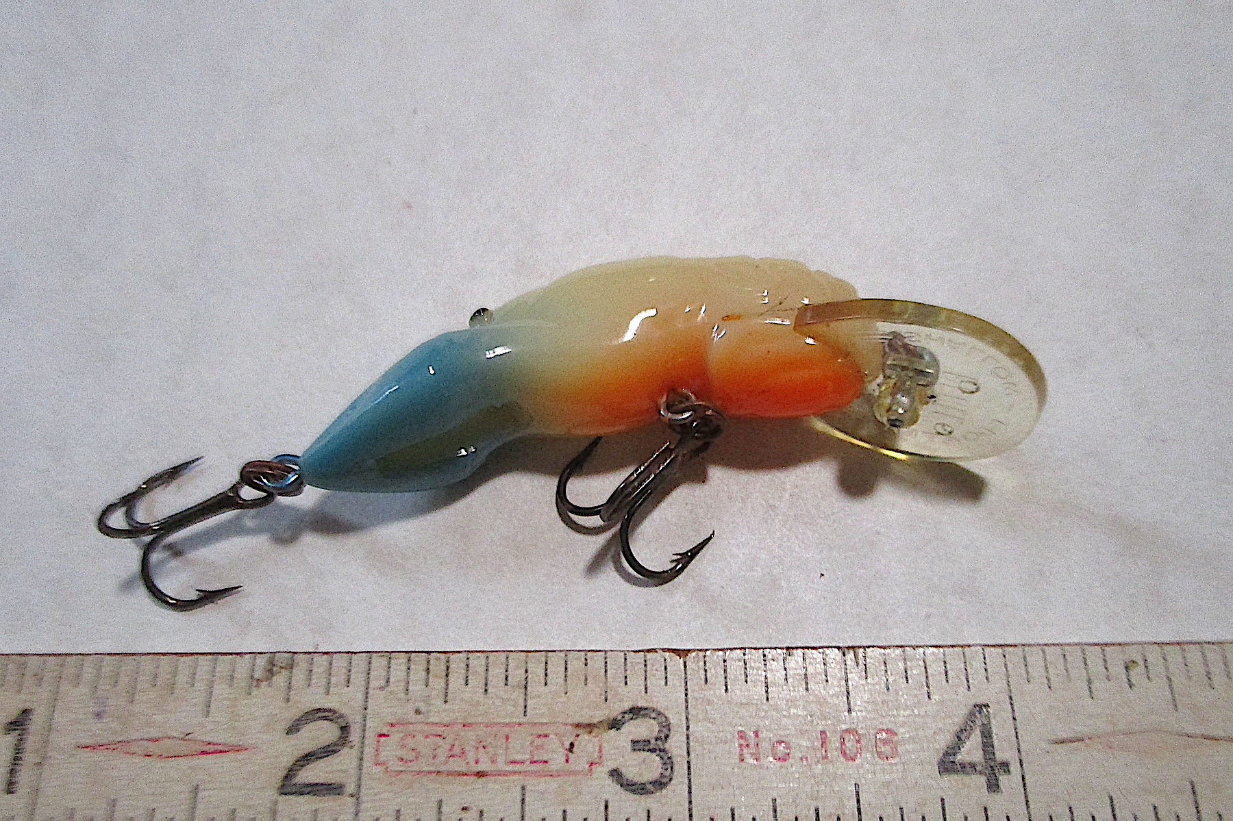 QG24 Old Stock, Vintage Rebel Wee Crawfish, Blue/bone Color is a Tough One  Mint Cord Find Another One -  Finland