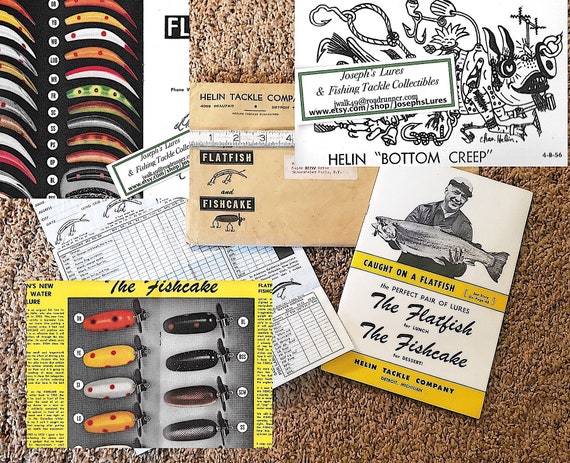 FF1 AMAZING Old Vintage 1959 Helin Catalog WITH Mailer, Order Form, Fish  Lures, Stories, Humor, Color MUST See All the Pics 