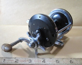 SM167 Old Vintage Hermos Wire Line Fishing Reel Meisselbach, Herbach &  Moskowitz, Ocean City Unique Reel Style, EX, With Line 