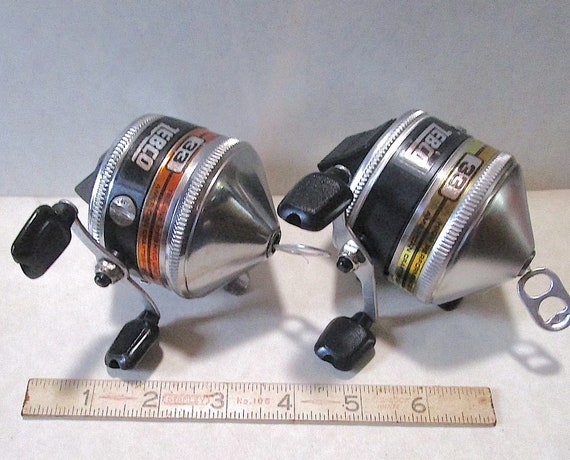 BG22 PAIR Old Zebco 33 Spin Cast Fishing Reels Classic Vintage Design Use  em or Collect Price is for BOTH -  Ireland