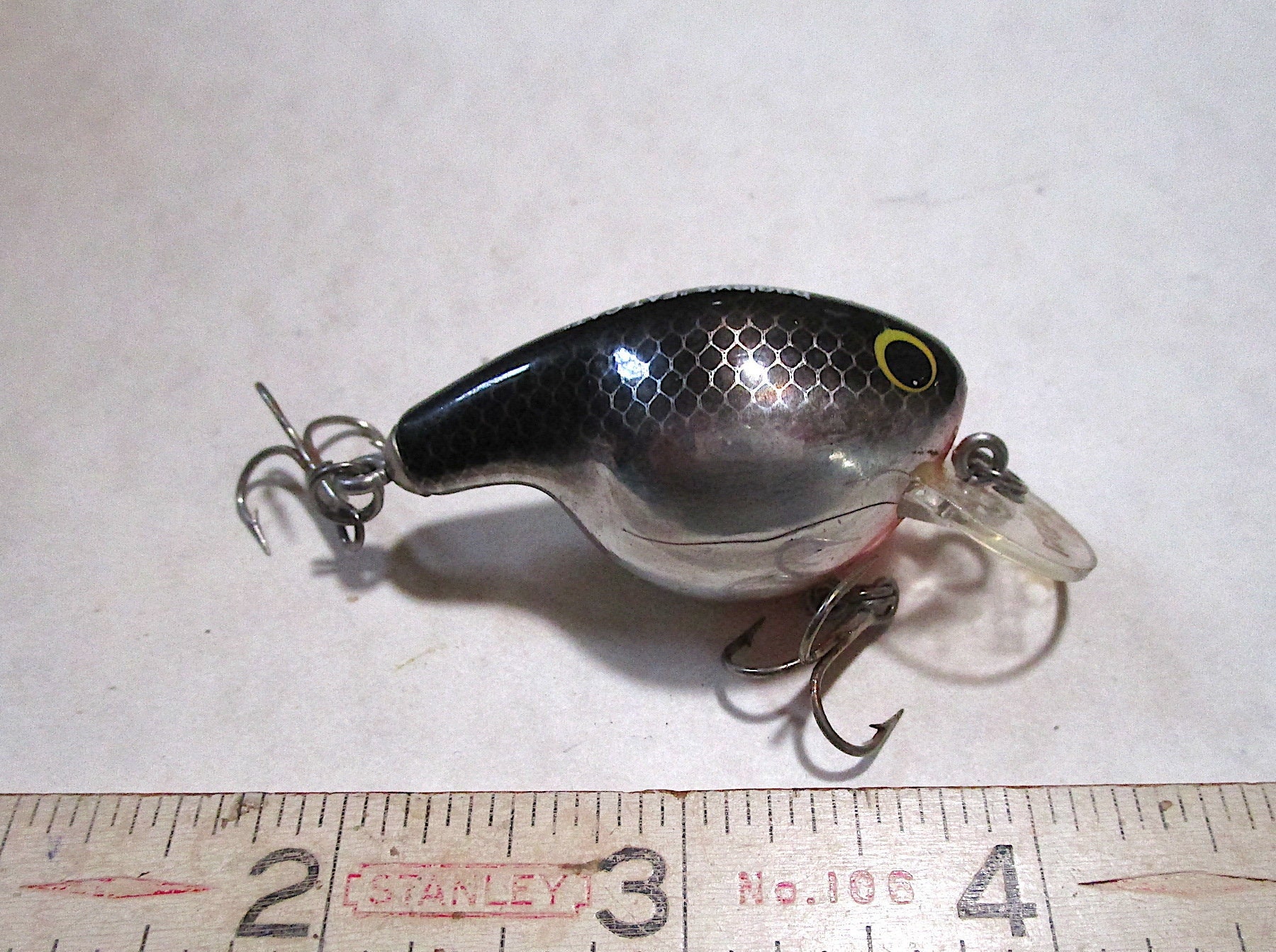 QG23 Old Stock, Vintage Bagleys Fat Cat Crank Bait Fish Lure Great Color,  Great Condition, Great Lure -  Ireland