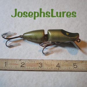 Vintage Jointed Lure - Etsy