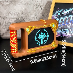 Accesorio de cosplay de la leyenda de Zelda Sheikah Slate, réplica impresa en 3D, PLA pintado a mano, regalo para jugadores, pieza de exhibición de Breath of the Wild, accesorio de cosplay