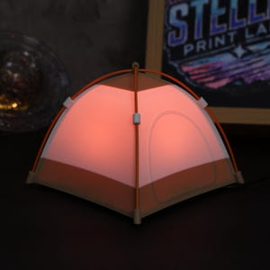 Mini Zelt Nachtlicht mit Fernbedienung Farbwechsel Camping Lampe für Home Office Dekor USB Powered LED Beleuchtung Spaß Geschenk für Camping Liebhaber