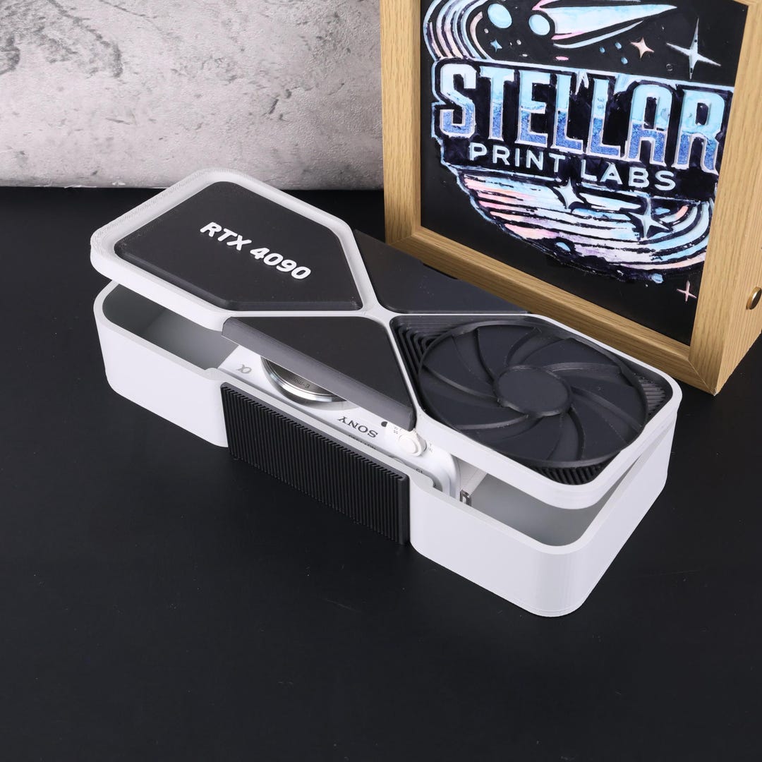 Gpu Rack Orginaizer For Storage Rtx 4090 GPU Style Desk Organizer 3D Printed PLA Storage Box for PC ...