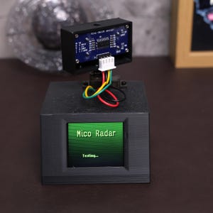 Radar ultrasónico de escritorio recargable de 1000 mAh con rango de detección de 1 m para proyectos de robótica Arduino y Raspberry Pi. Idea de regalo de cumpleaños.
