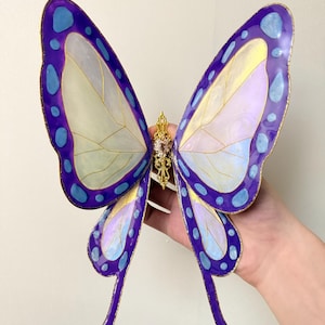 Shinobu Butterfly Hairclip. Demon Slayer. Hairclip. Quality Alloys, UV Resin