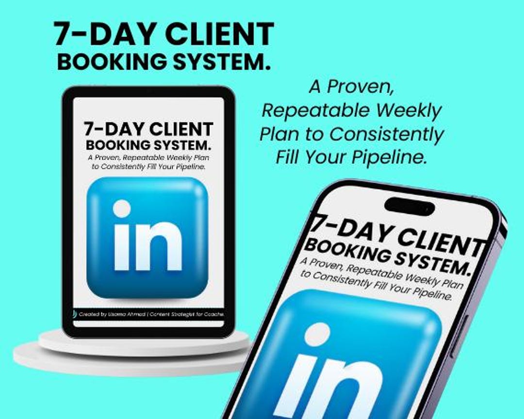 Client Booking System Checklist: Weekly Lead Generation Plan (PDF ...