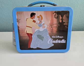 2001 Vintage Cinderella Tin Lunchbox with Tags