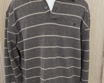 Vintage Pierre Cardin Long Sleeve Polo Shirt